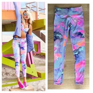 RARE VS Pink Watercolor Leggings
